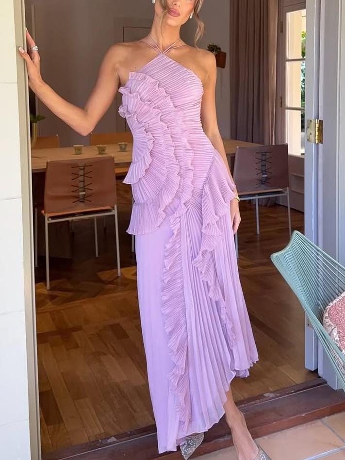 Robe Longue – Pink Ocean