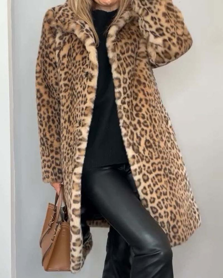Fiore Manteau - Léopard