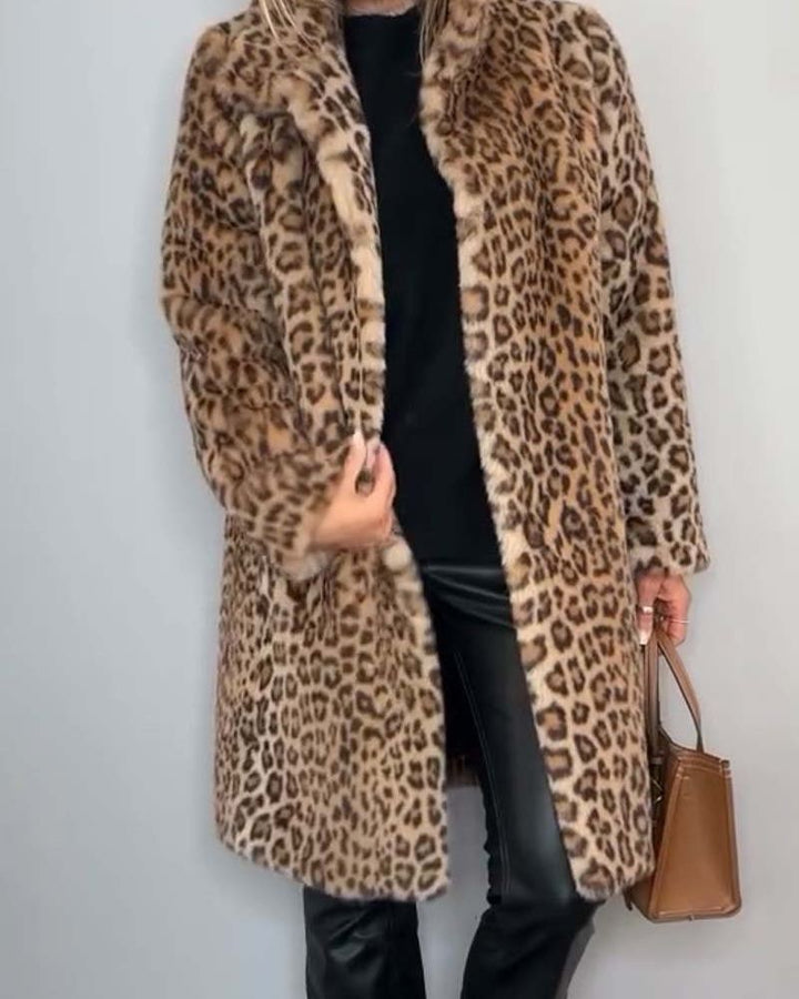 Fiore Manteau - Léopard