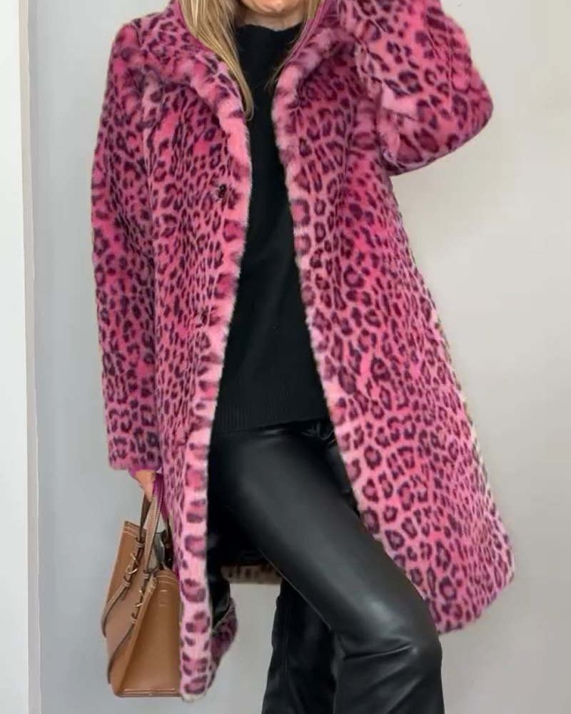 Fiore Manteau - Léopard