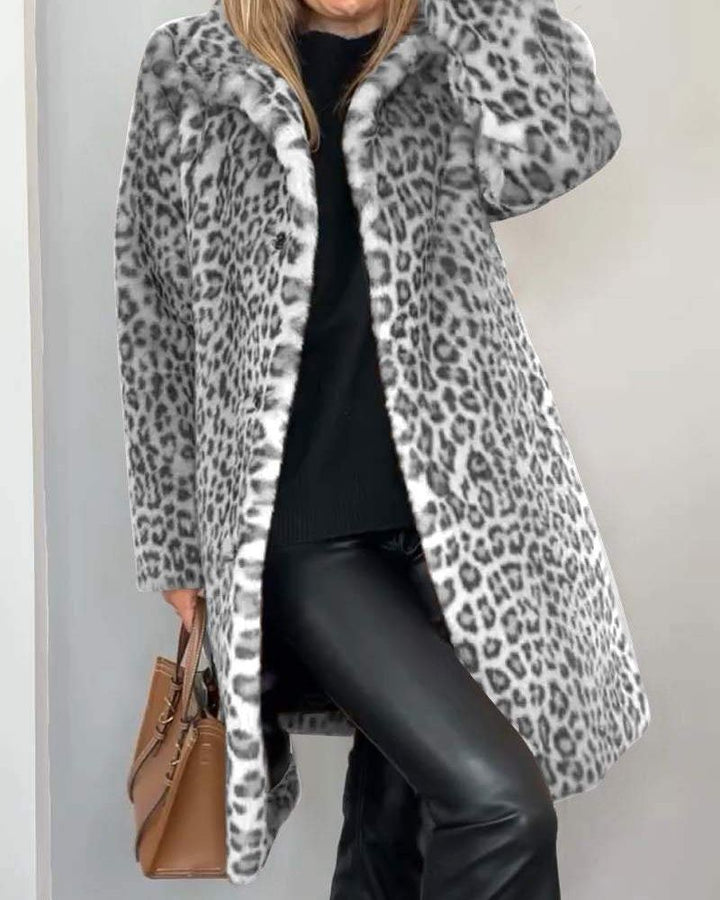 Fiore Manteau - Léopard