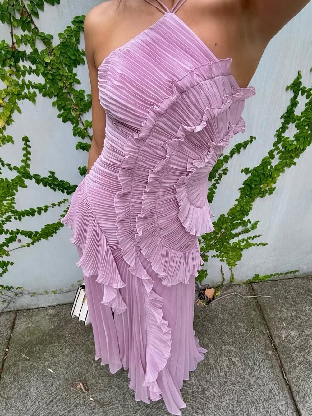 Robe Longue – Pink Ocean