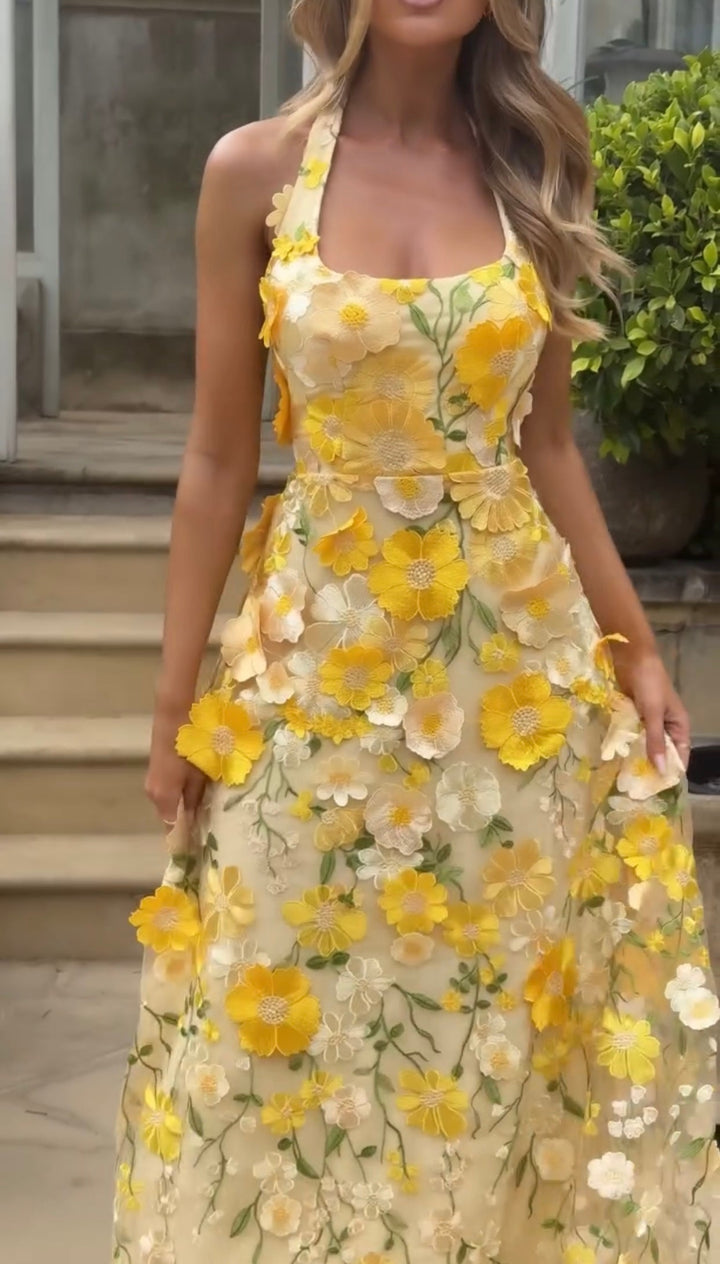 Robe Longue - Tulip Garden