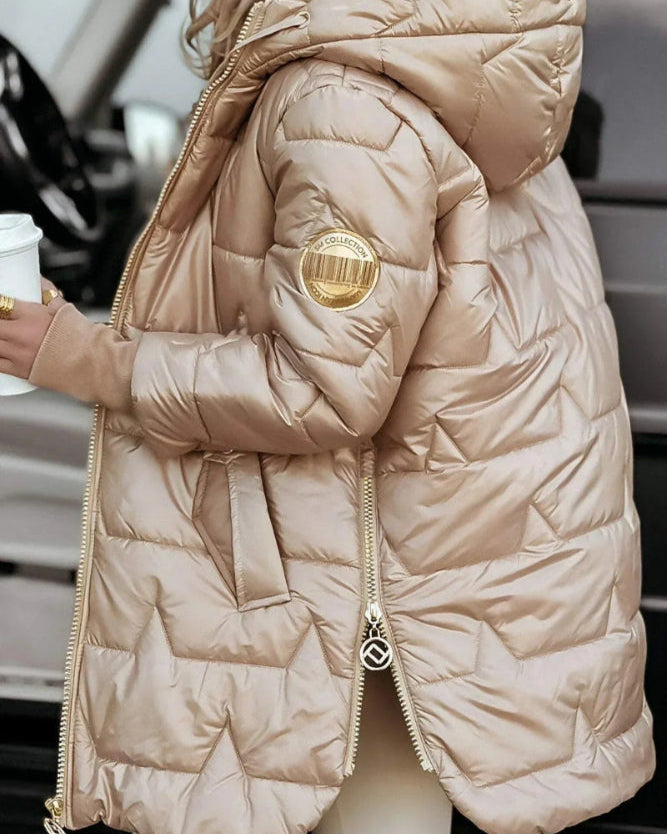 Fiore Manteau - Chic avec Capuchon