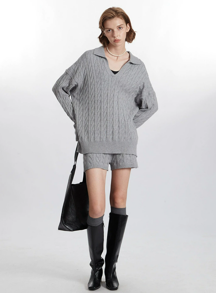 Fiore Pull - Col V Laine