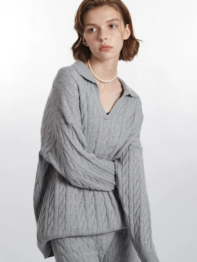 Fiore Pull - Col V Laine