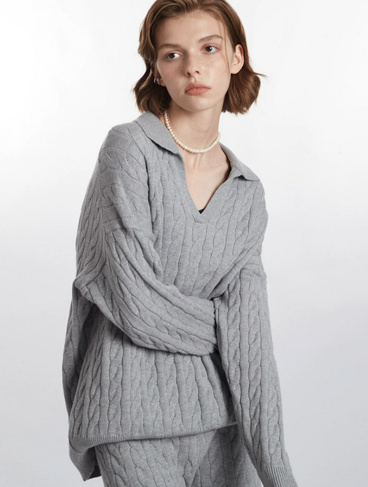 Fiore Pull - Col V Laine