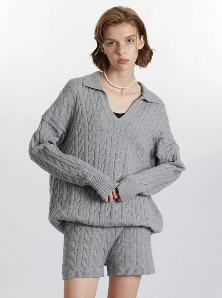 Fiore Pull - Col V Laine