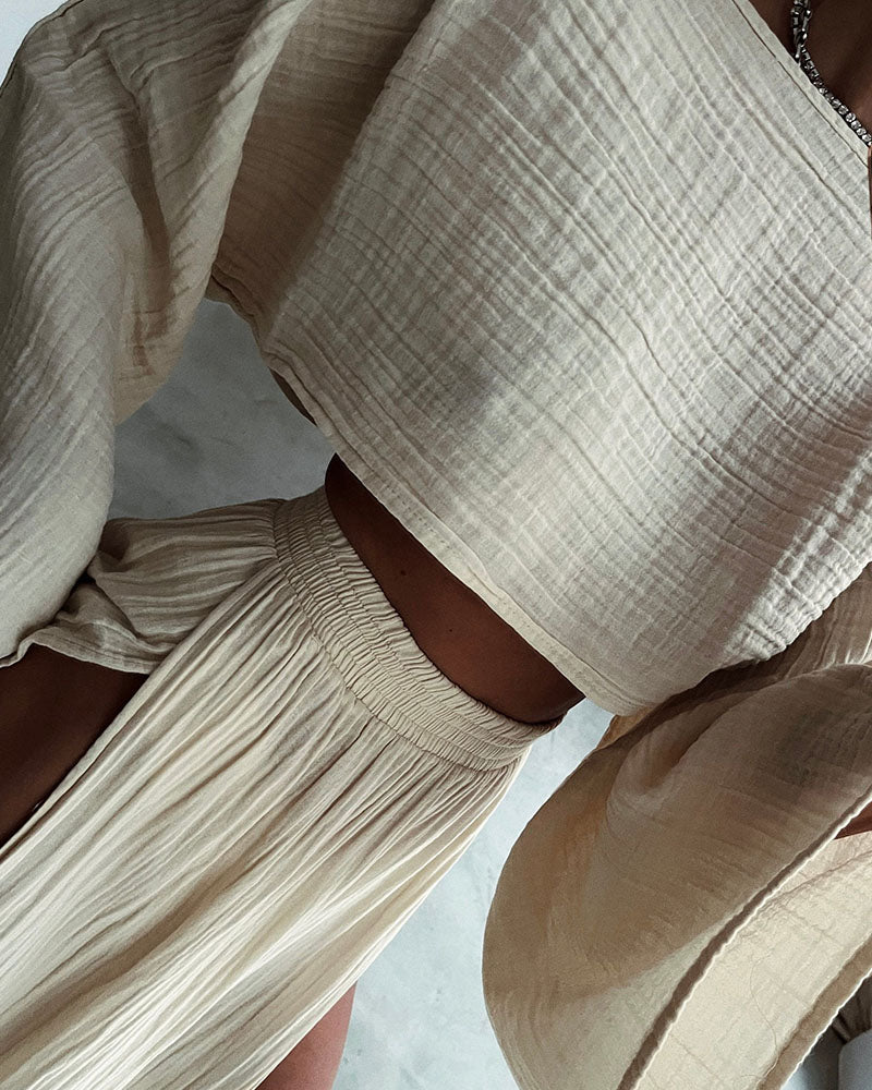 FIORE Slit Dress - Dune Robes