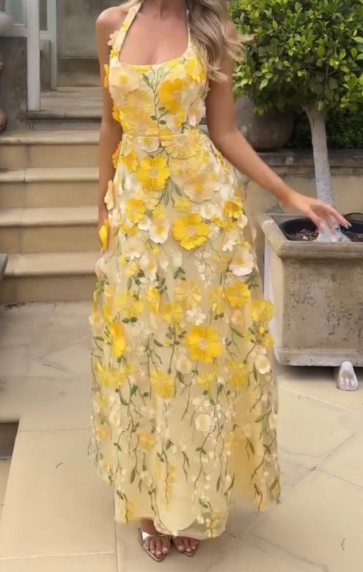 Robe Longue - Tulip Garden